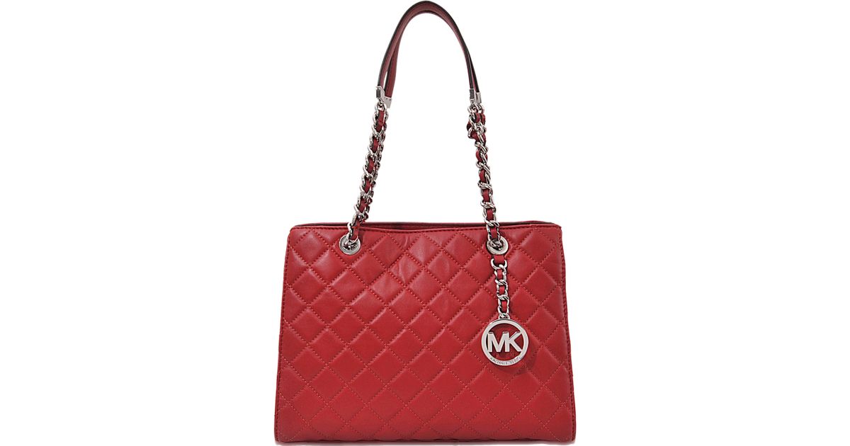 michael kors susannah quilted tote