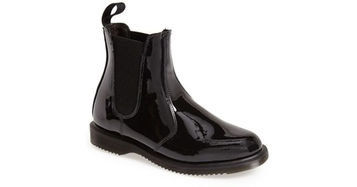 womens patent chelsea boots