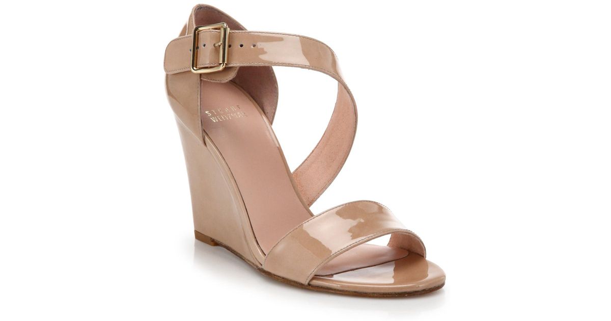 stuart weitzman nude flats