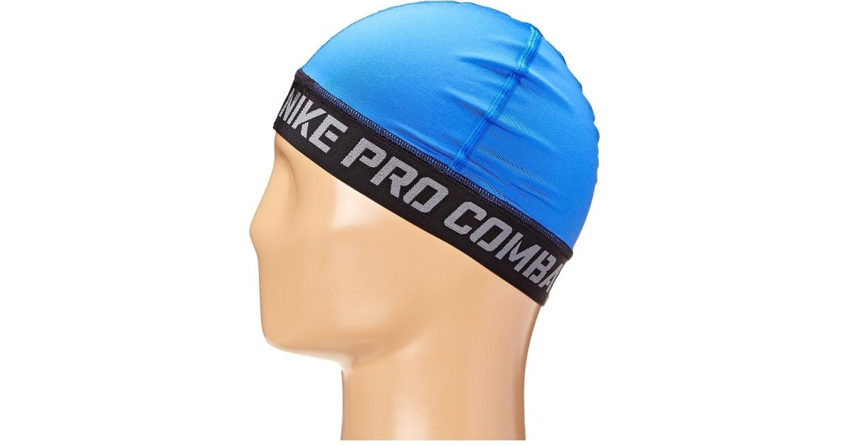 nike pro combat skull running cap