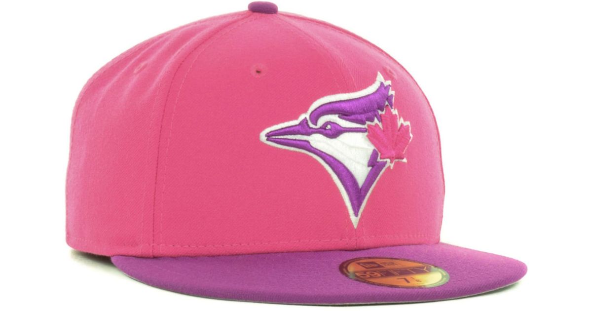 Ktz Toronto Blue Jays Mlb Hyper Tint 59fifty Cap In Pink For Men Lyst Ktz Toronto Blue Jays Mlb Hyper Tint 59fifty Cap In Pink For Men Lyst