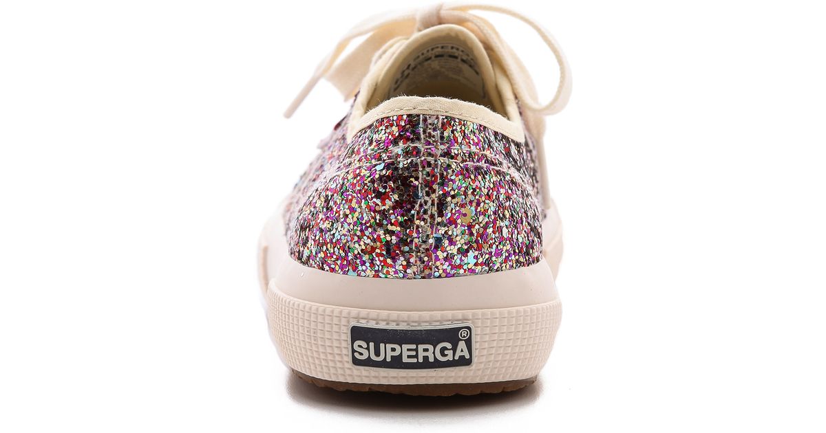 Superga platform glitter outlet