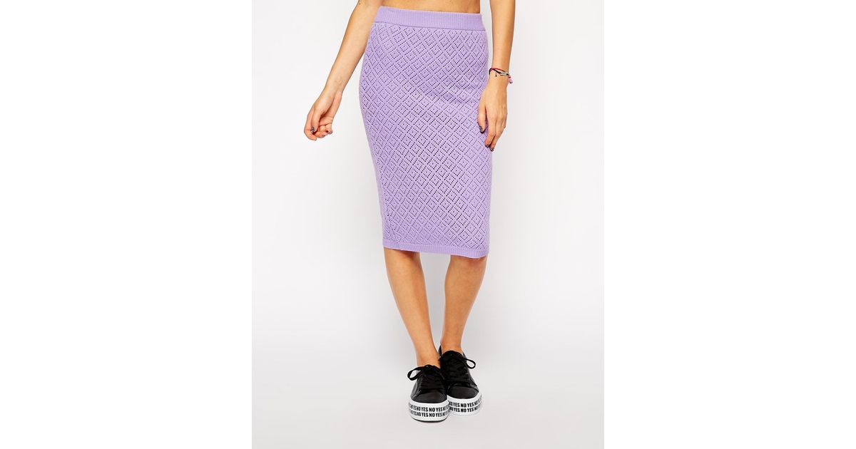 knee length skirts asos