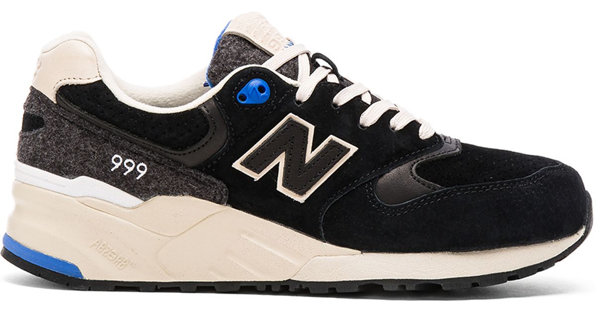 New Balance Leather Elite Edition Ml999 Low Top Sneakers In Black For Men Lyst
