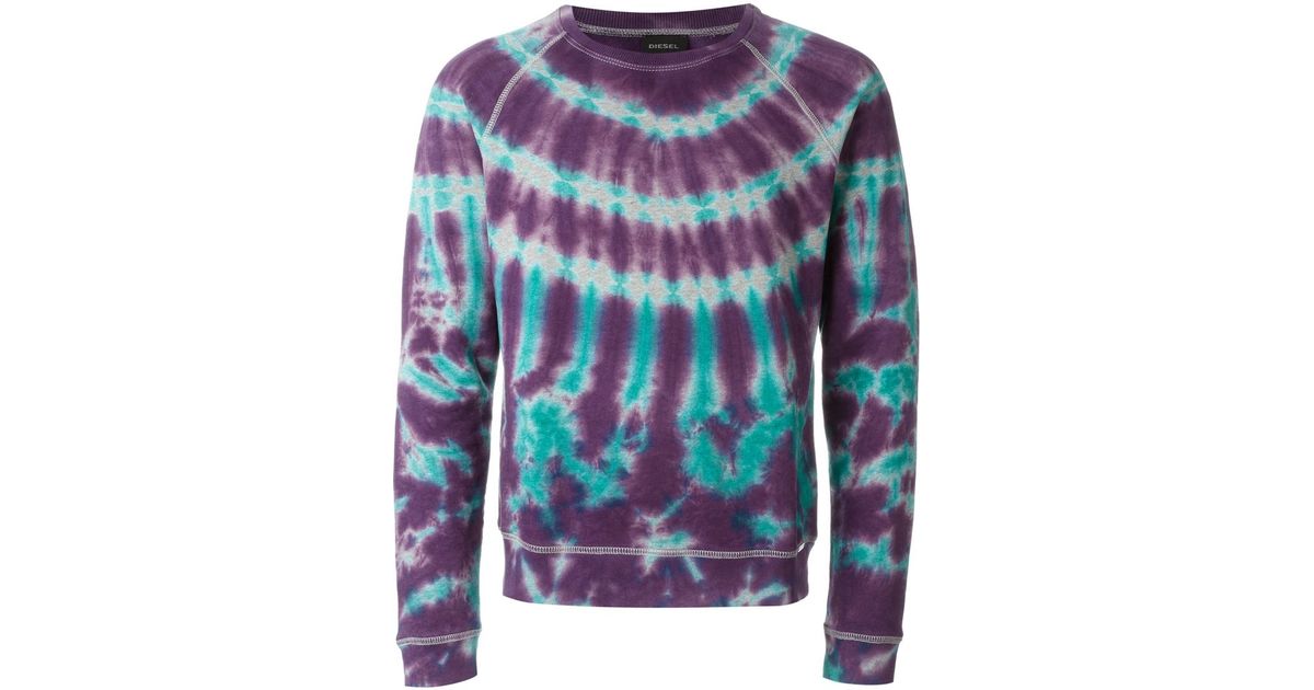 diesel tie dye hoodie