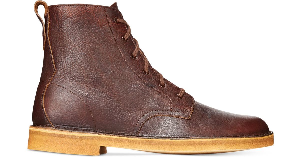 clarks desert boot rust