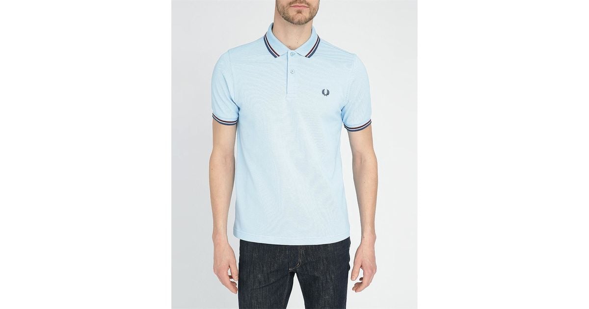 navy blue fred perry polo
