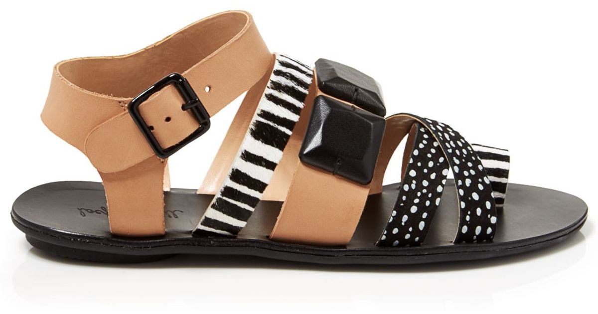flat ankle strap sandals uk
