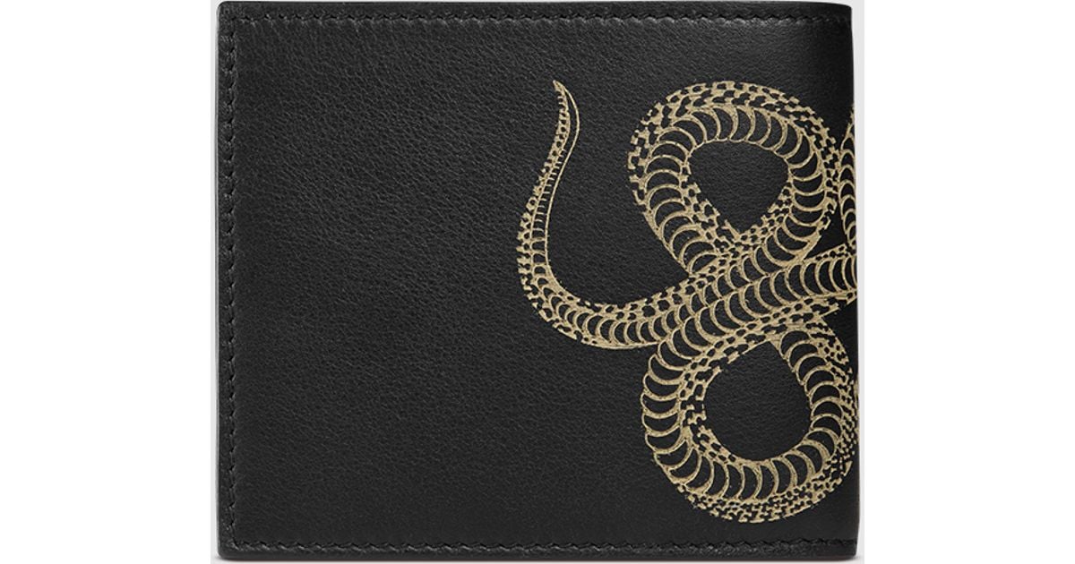 gucci snake leather wallet