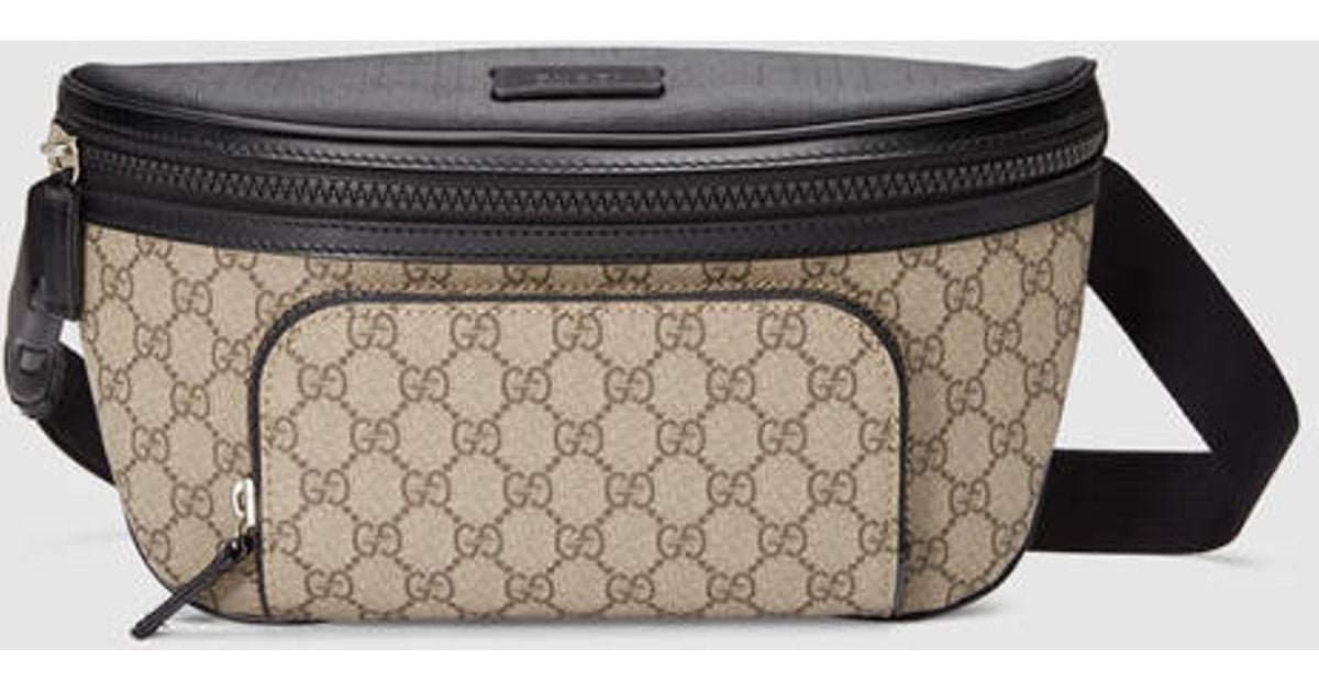 gucci men's gg supreme belt bag