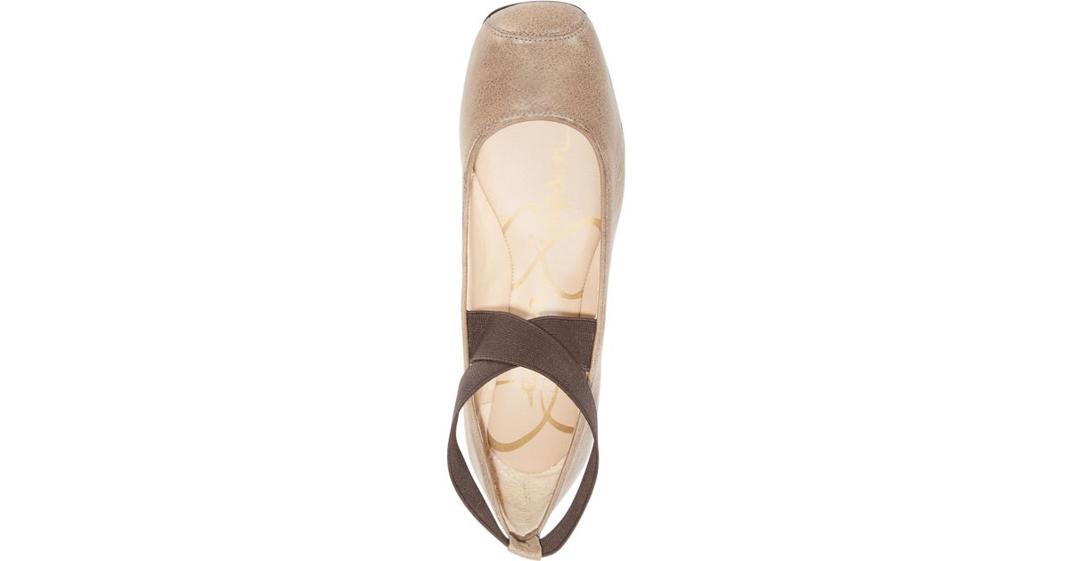 jessica simpson mandalaye elastic ballet flats