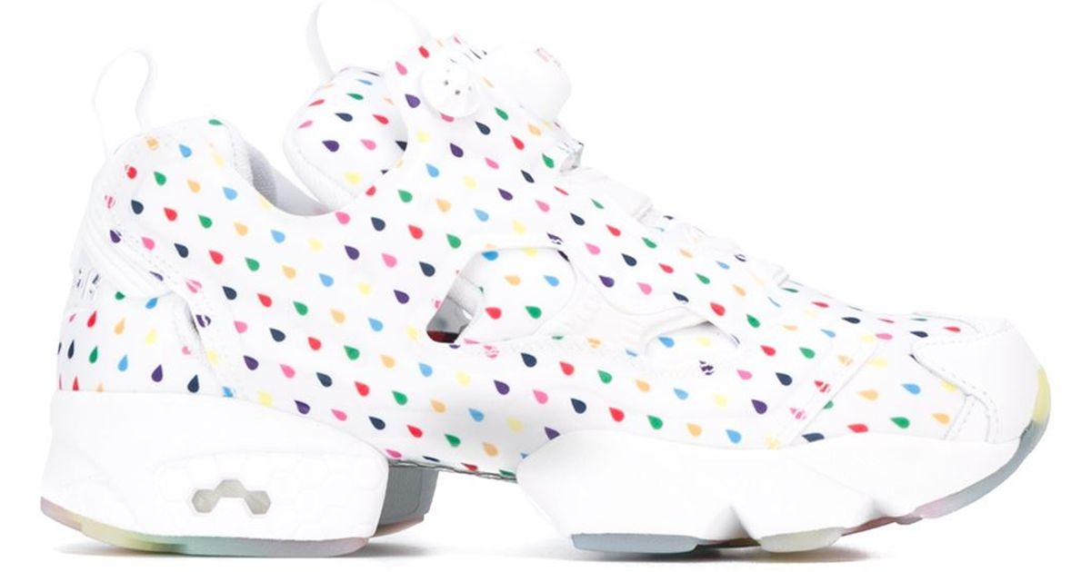 reebok rainbow sneakers