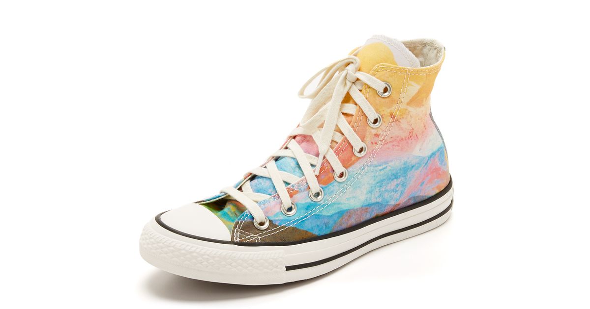 Converse Chuck Taylor All Star Photo Reel Sunset Sneakers in Orange | Lyst  Canada
