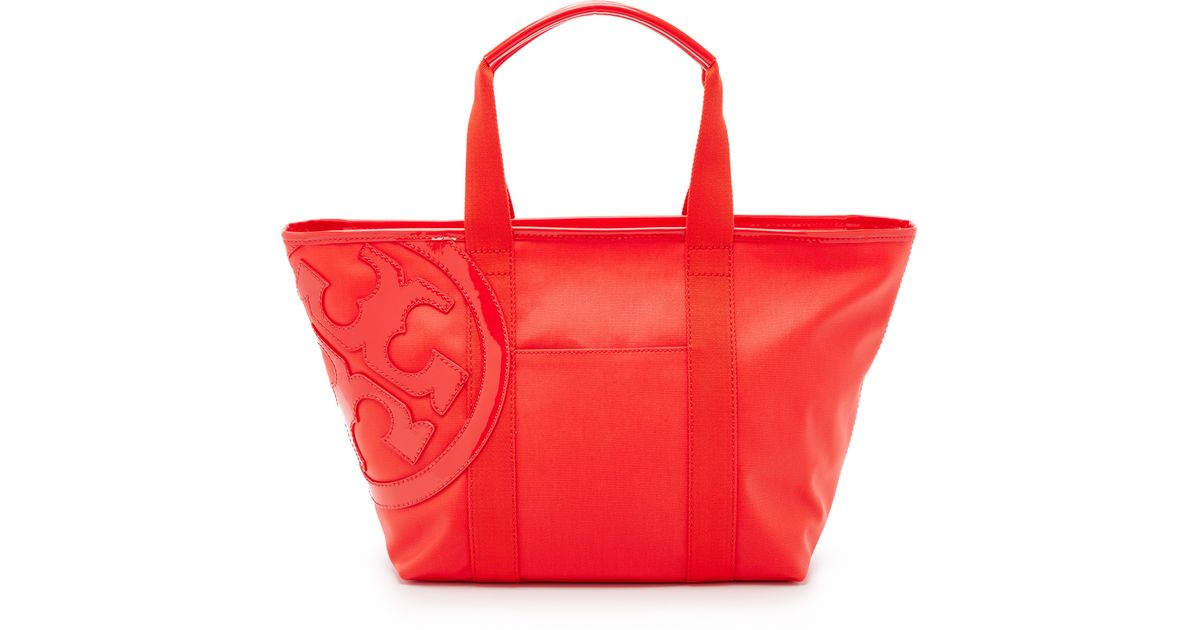 TORY BURCH Red Leather Poppy Large Tote Bag item #40423 – ALL YOUR BLISS