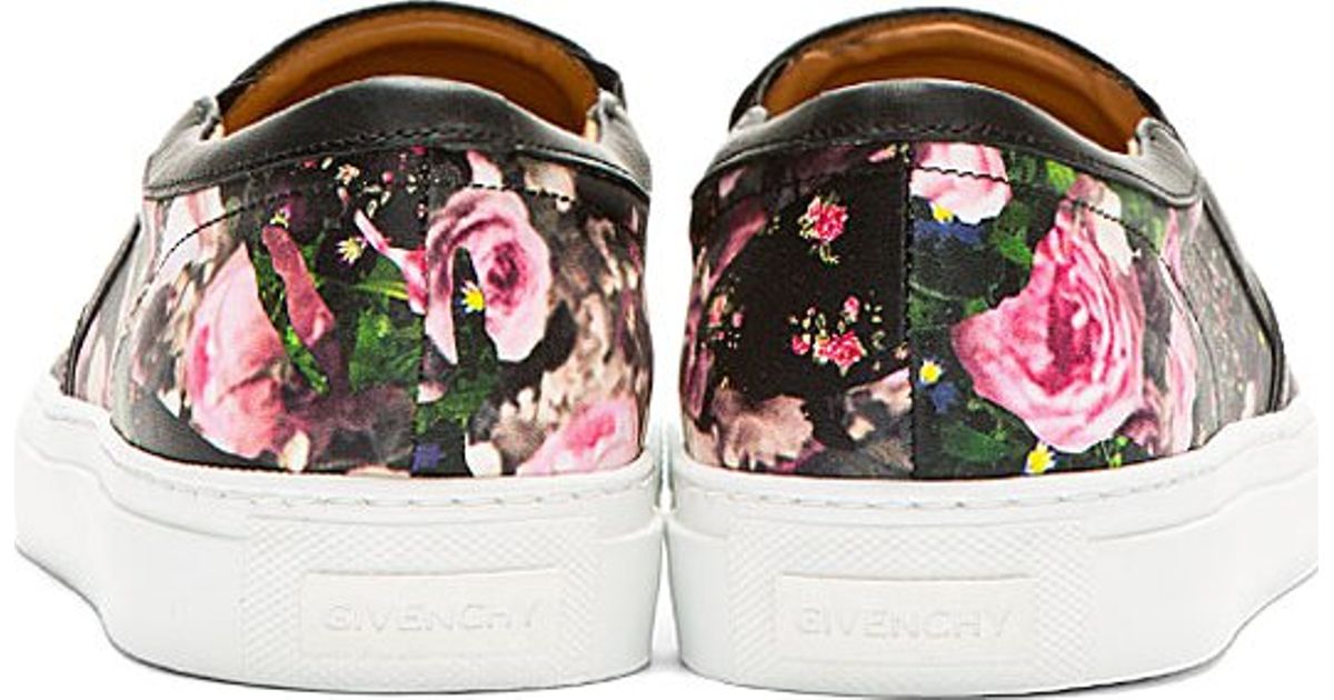 mens floral slip on shoes