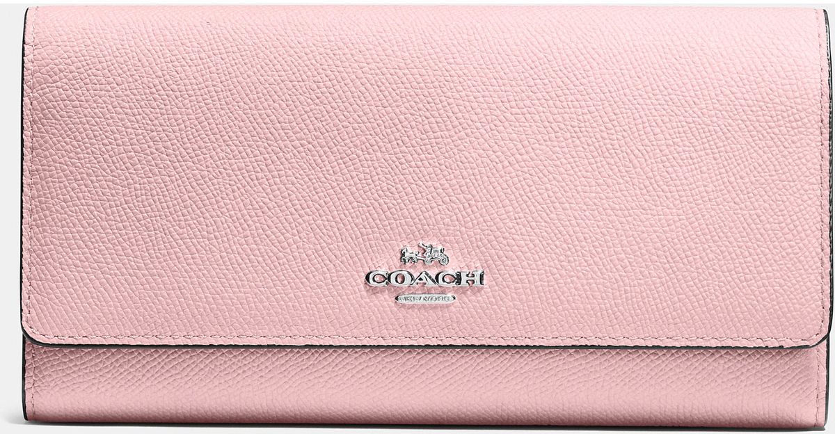 pink coach wallet