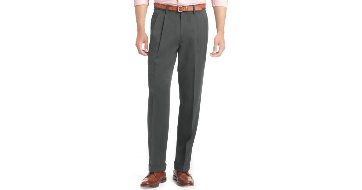 big and tall pleated pants