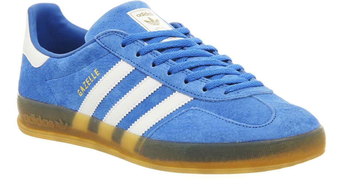 adidas Suede Gazelle Indoor in Blue for Men | Lyst