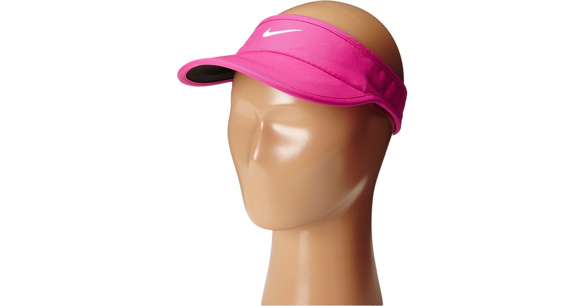 pink nike visor