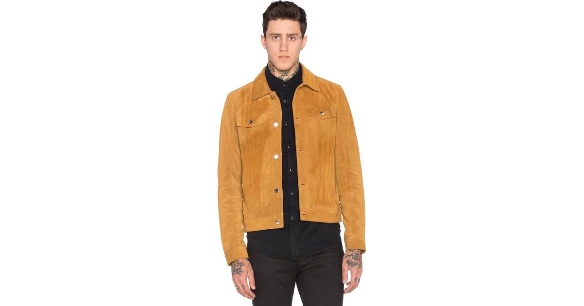 blk dnm suede jacket