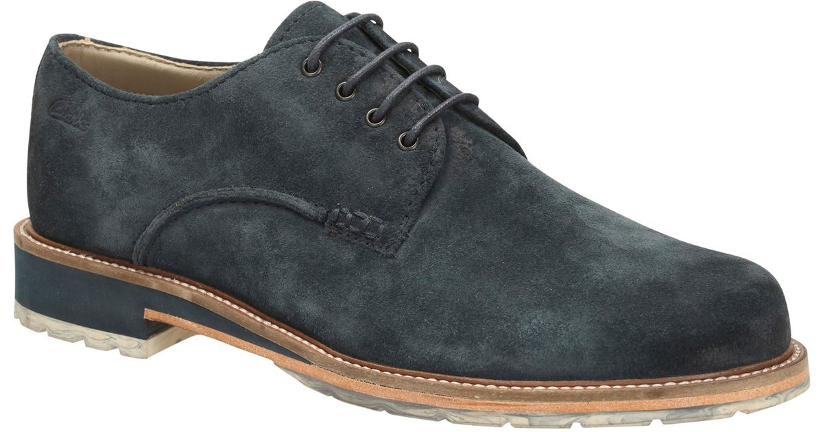 navy blue clark shoes