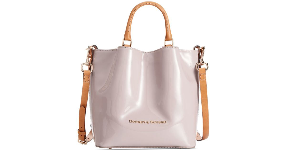 Dooney & Bourke City Patent Leather Small Barlow Tote | Lyst