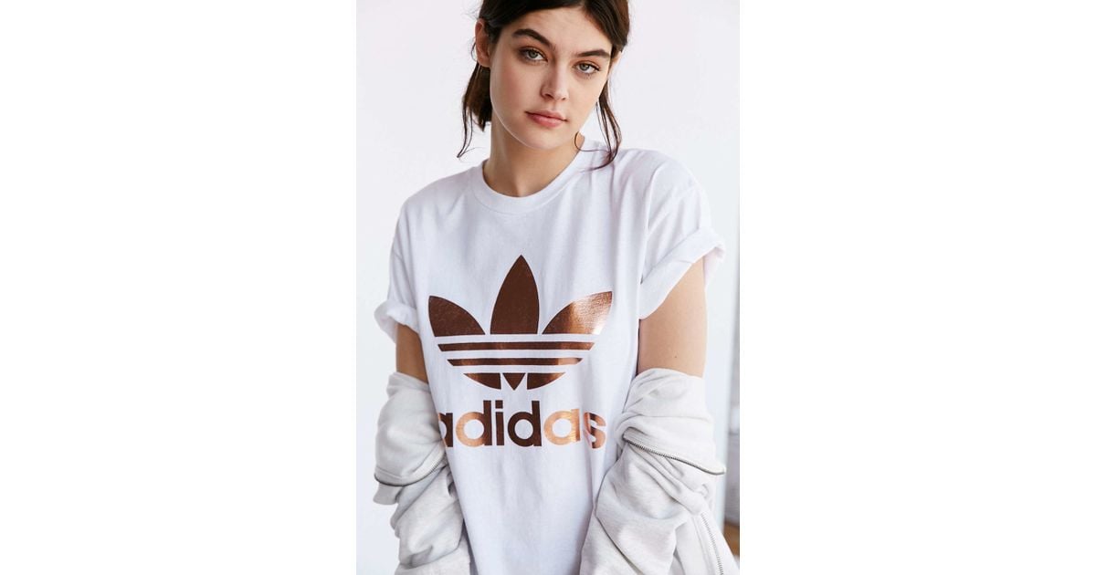 adidas t shirt rose gold