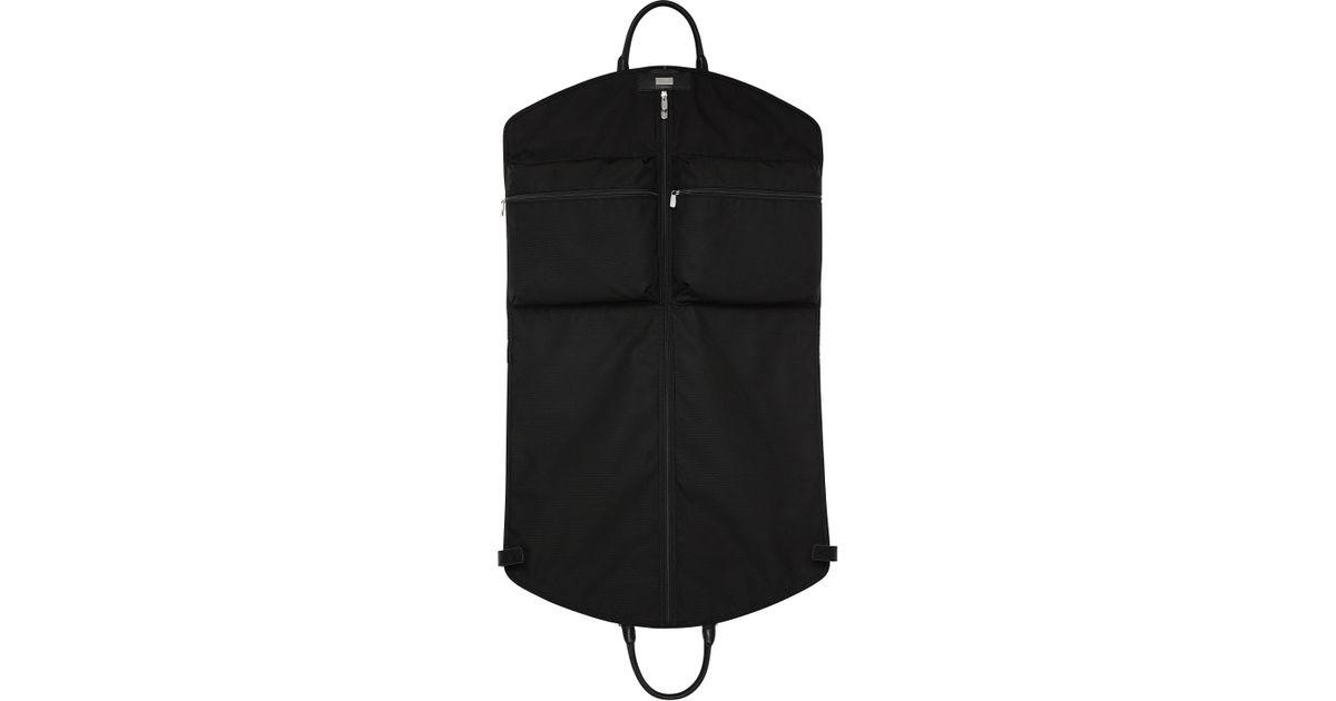 BOSS by HUGO BOSS Garment Bag With Leather Details: 'signature L_garment'  in Black for Men | Lyst