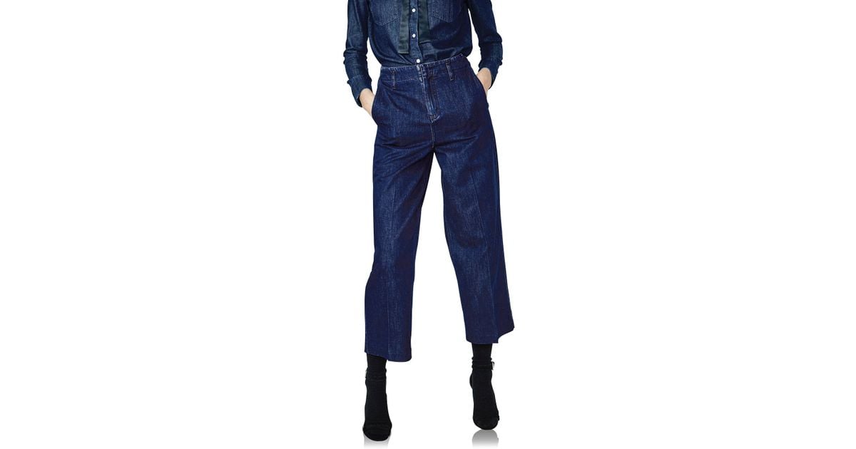 Maje Patty Wide Leg Jeans in Denim (Blue) - Lyst