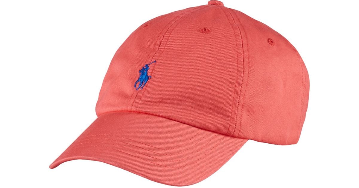 Lauren Chino For Classic Men Sports Polo Ralph Pink Cap 3qj54ARL