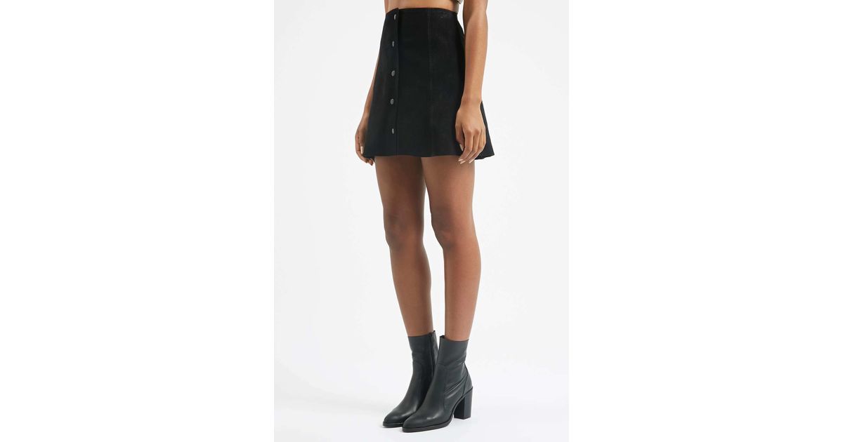 TOPSHOP Magnificent Leather Sock Boots 