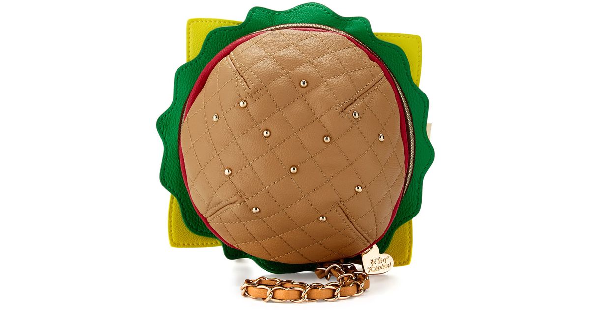 betsey johnson hamburger purse