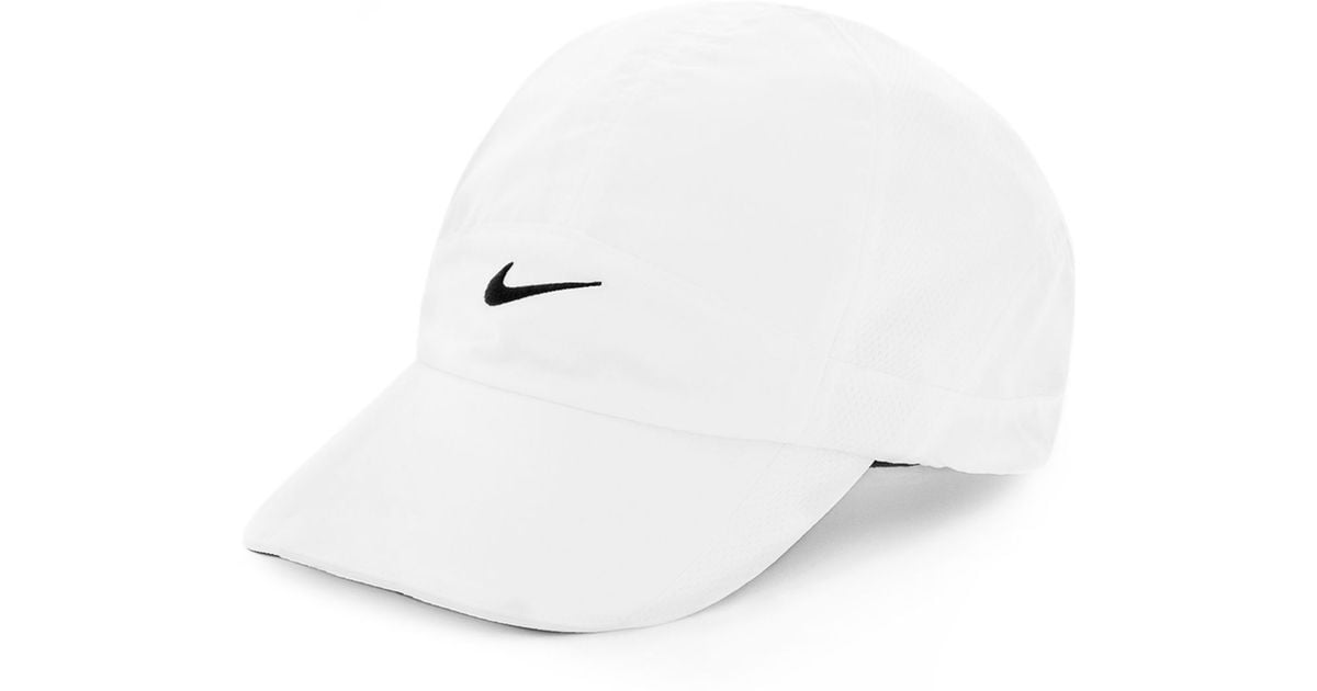 Nike Featherlight Dri-Fit Sport Cap in White (Black) | Lyst
