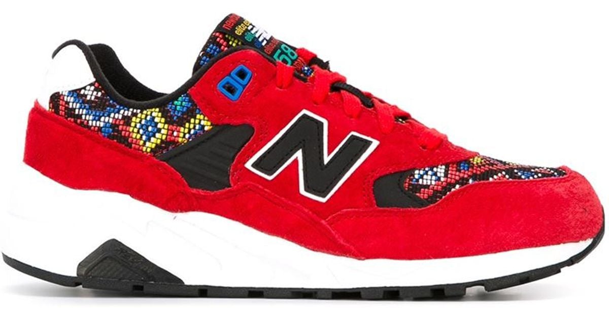 new balance 580 kids red