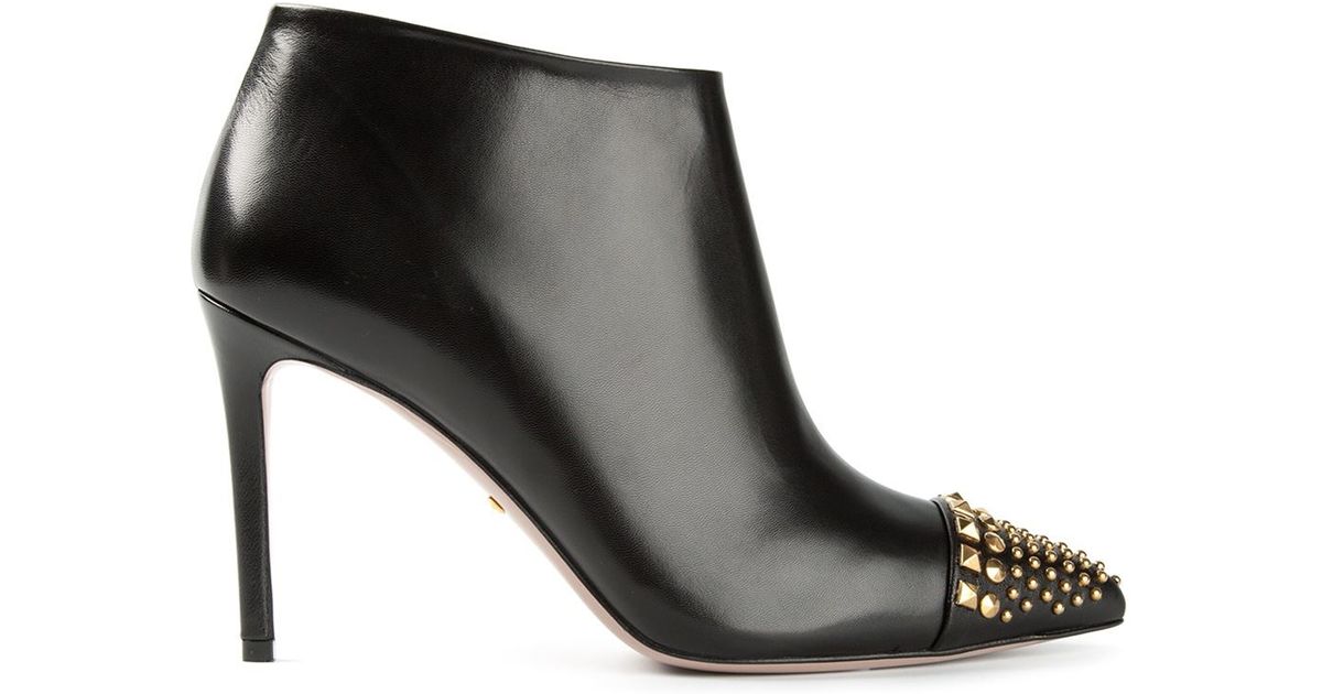 gucci studded boots