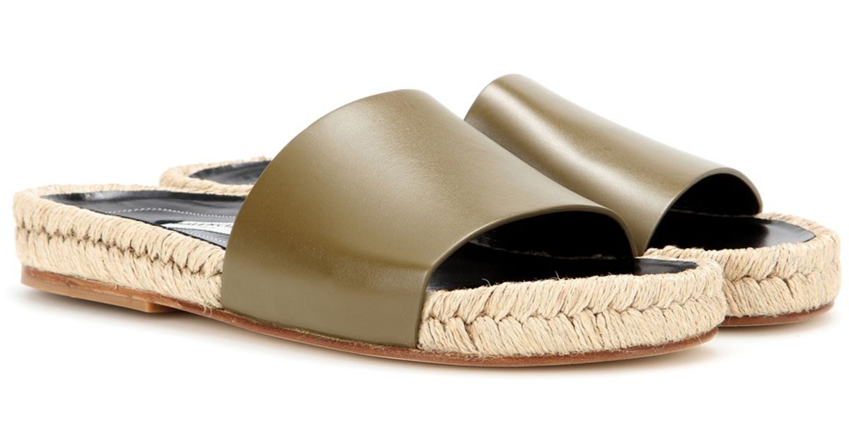 balenciaga green sandals