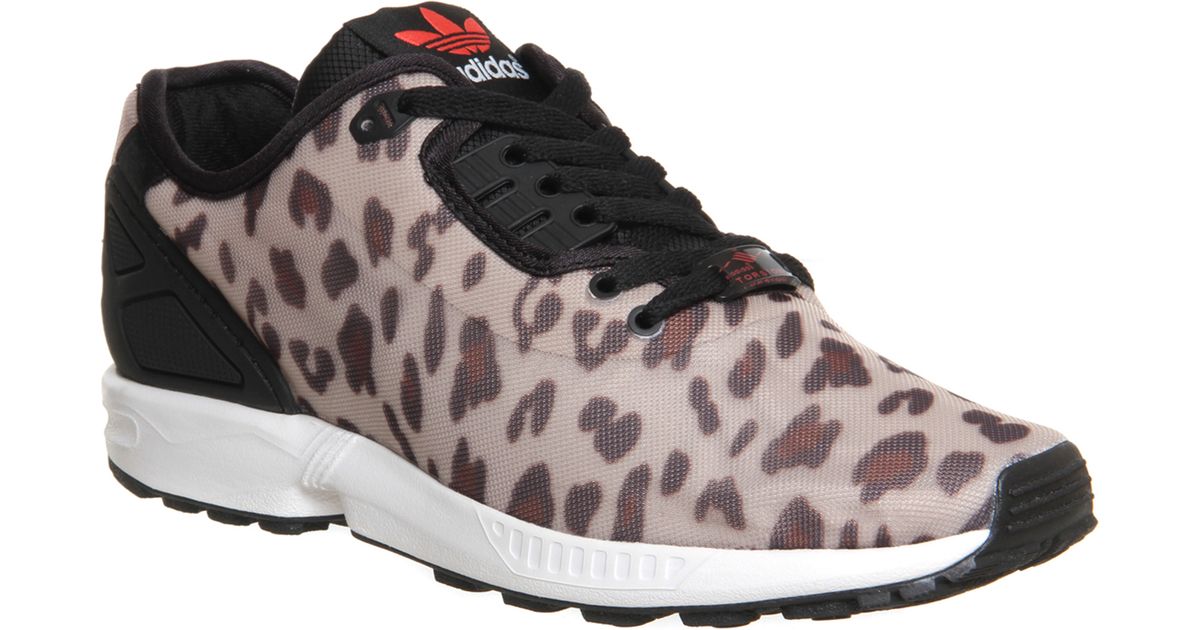 zx flux leopard print