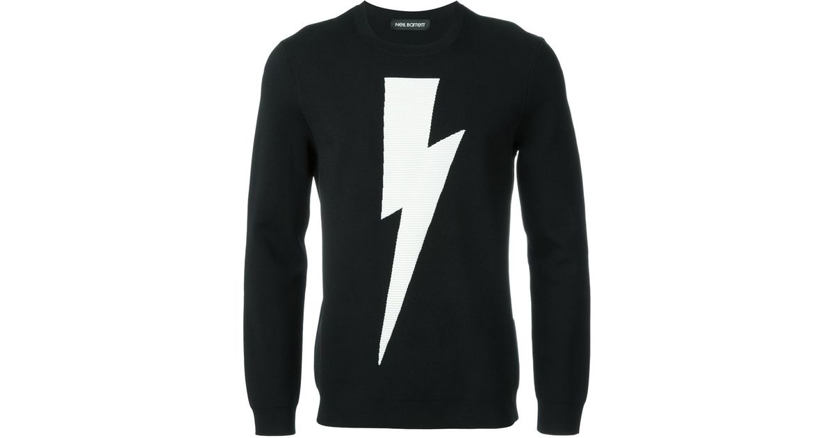 lightning bolt sweater mens