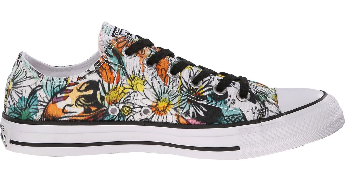 converse daisy print