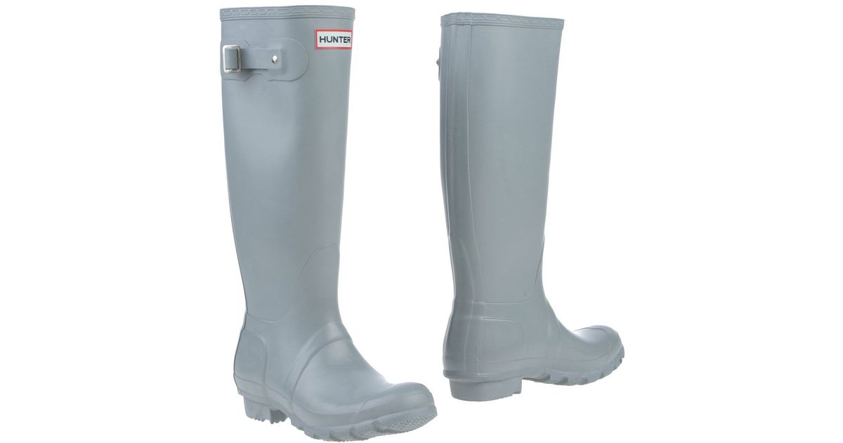 HUNTER Boots in Light Grey (Gray) Lyst
