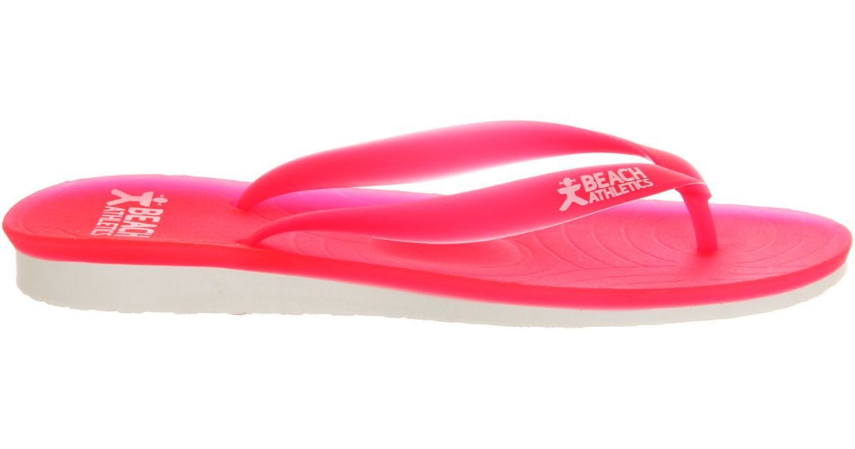 beach athletics flip flops