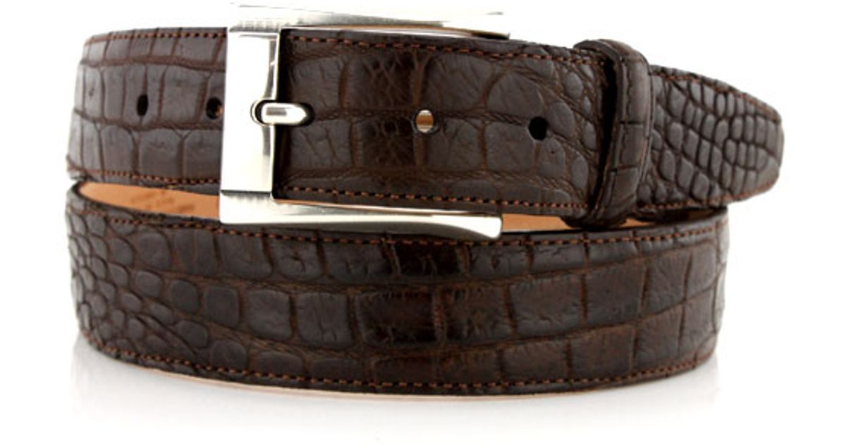 martin dingman alligator belt