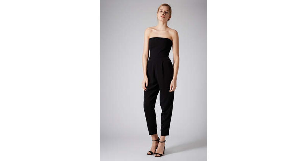 topshop bandeau jumpsuit