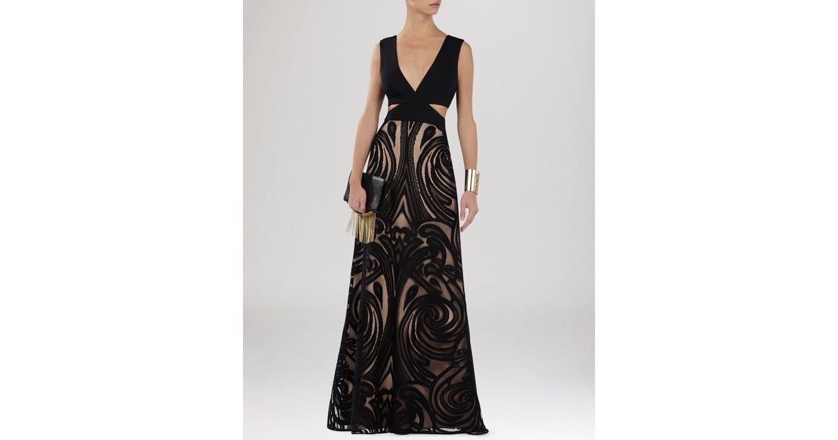 bcbgmaxazria black gown