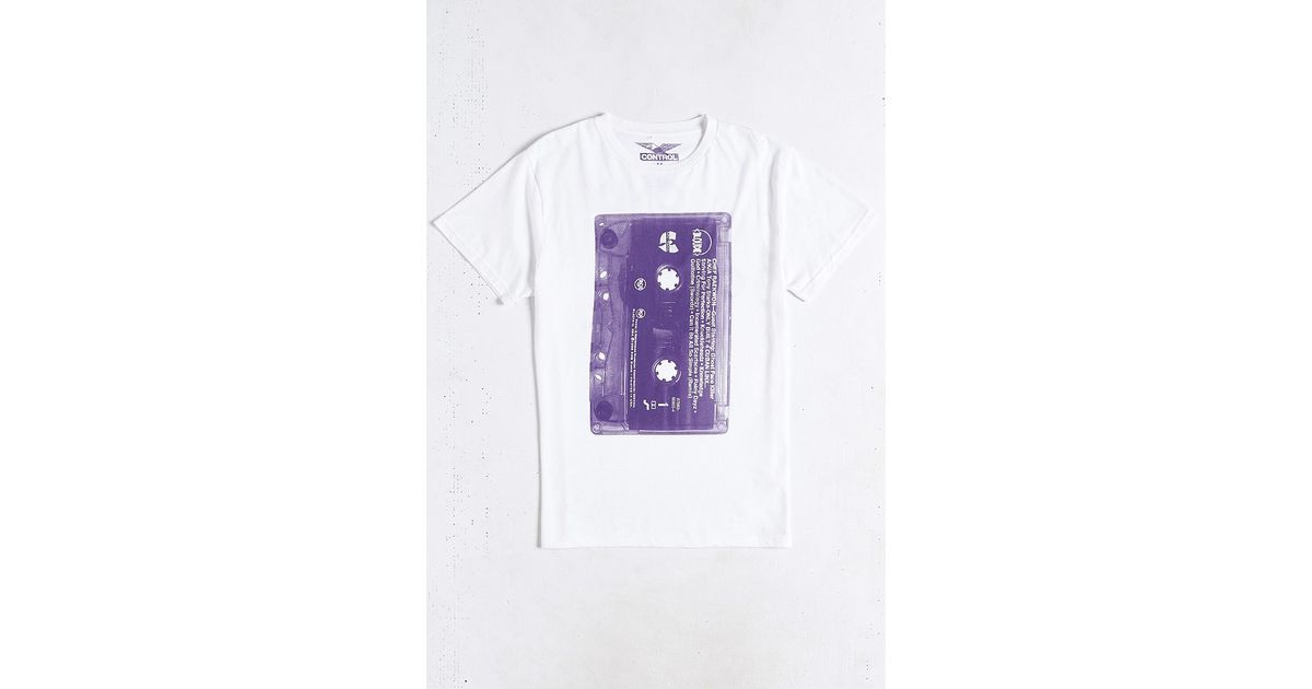 Urban Outfitters Raekwon Purple Tape Tee in White for Men | Lyst