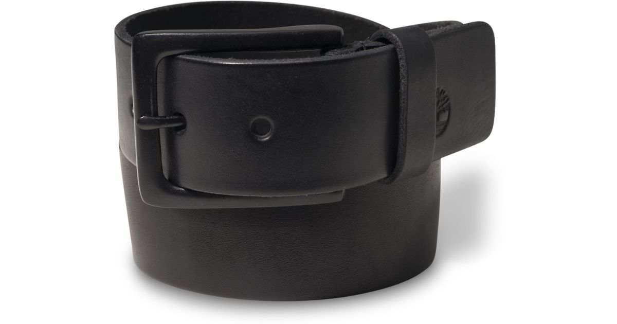 timberland black belt