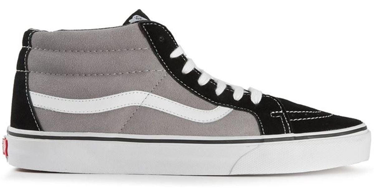 Vans Sk8 Mid High Sneakers in Grey 