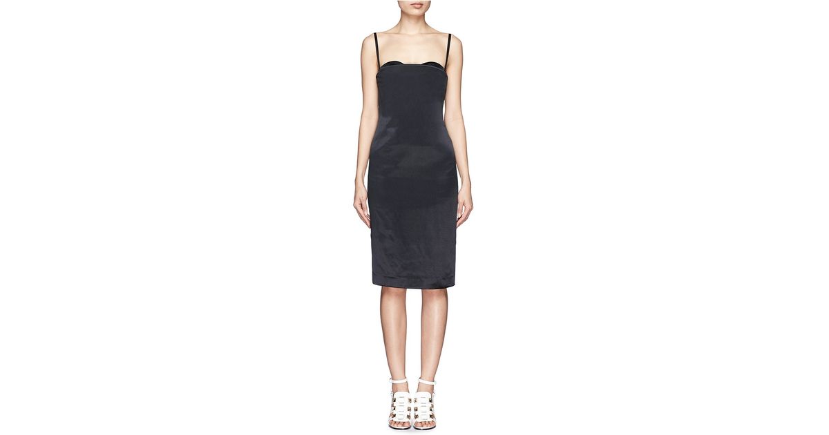 acne studios black dress
