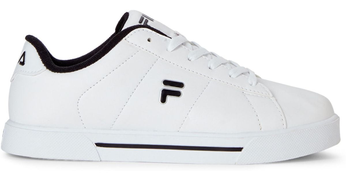 fila white and black shoes