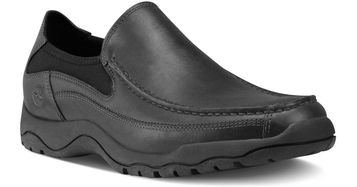timberland slip on loafers